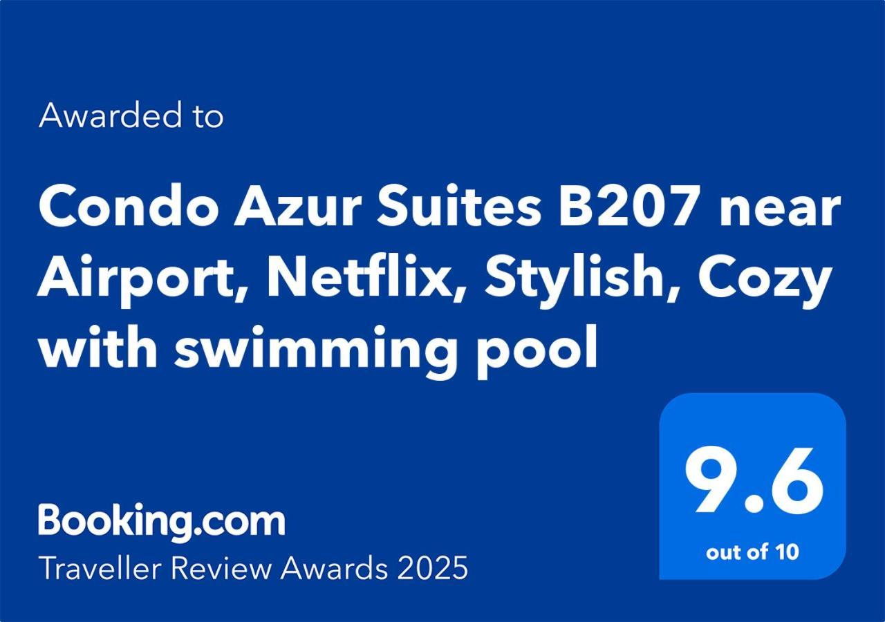 Condo Azur Suites B207 Near Airport, Netflix, Stylish, Cozy With Swimming Pool Isla de Mactán Exterior foto